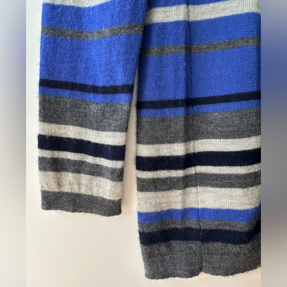 Theory 100% Cashmere Long Striped Sweater, size S, boat neck - Picture 6 of 13